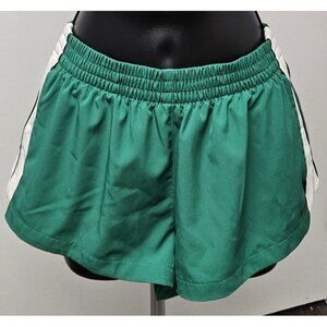 Victoria Secrets VS PINK Athletic Running/Dolphin Shorts Retro Size M Green